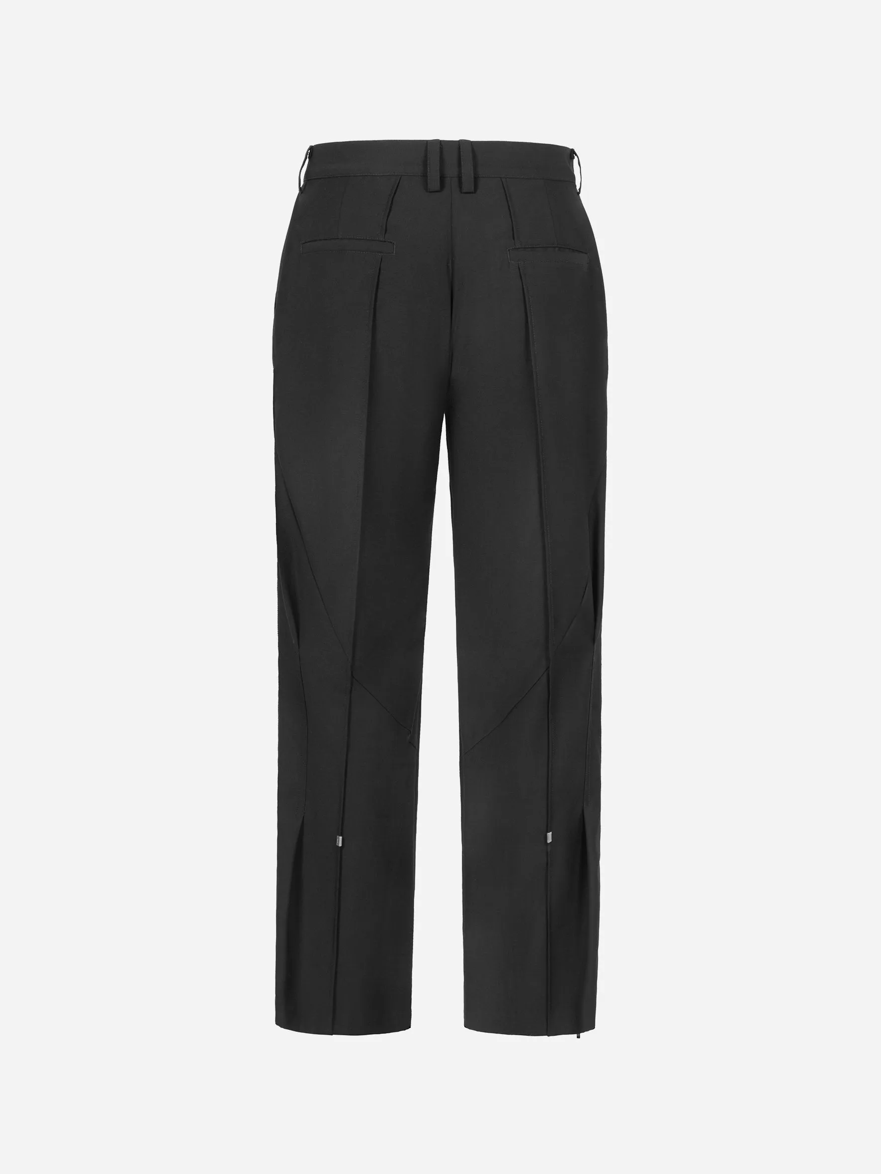 006 - "Hidden Luster" Zipper Tailored Trousers