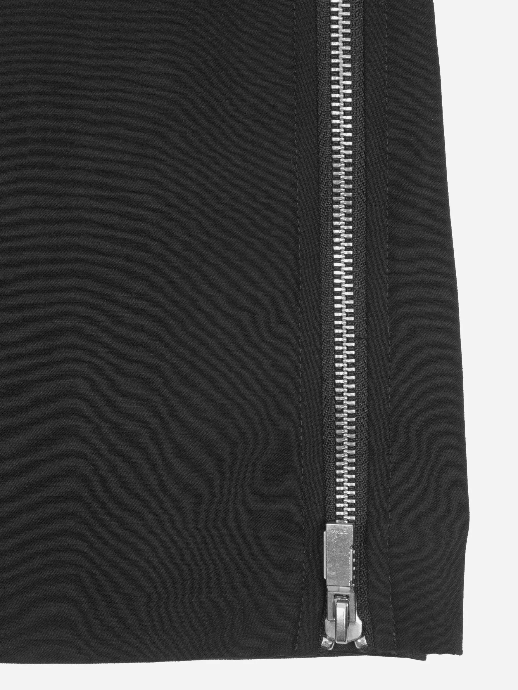 006 - "Hidden Luster" Zipper Tailored Trousers