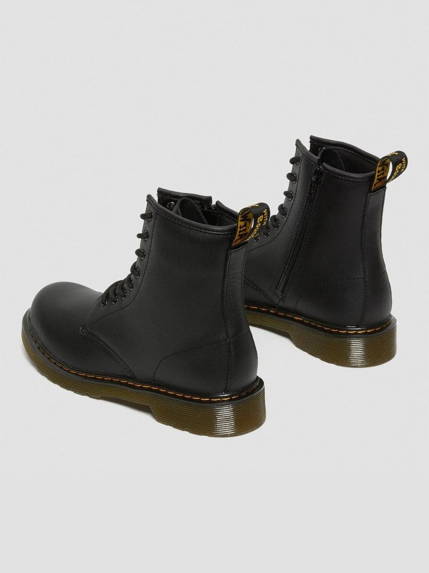 1460 Softy T Black Boots (Kids)