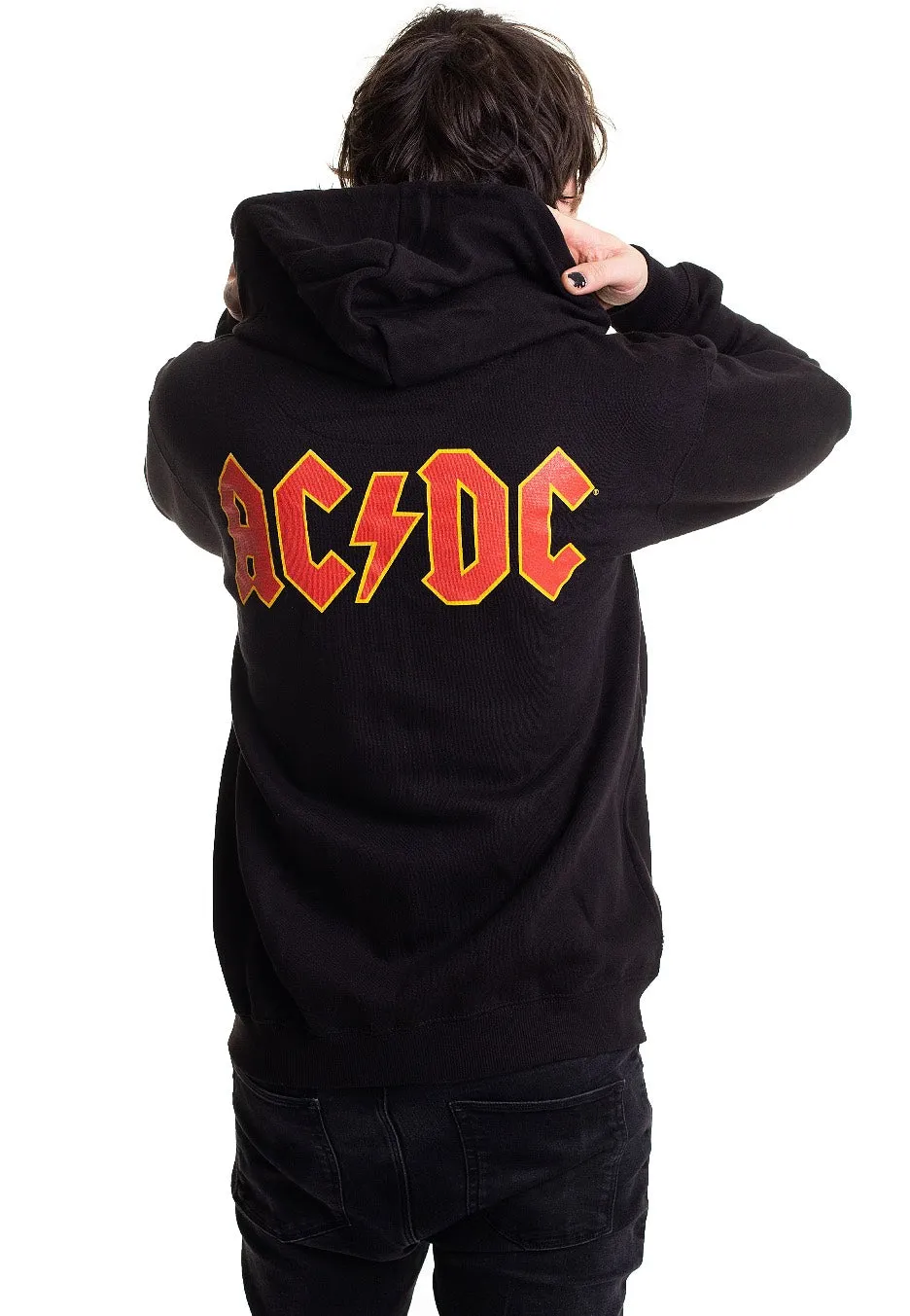 AC/DC - Logo Back Print - Zipper