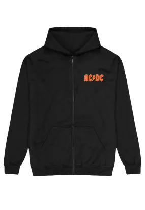 AC/DC - Logo Back Print - Zipper