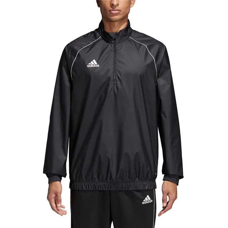 adidas Core 18 Windbreaker - Adult - Black/White