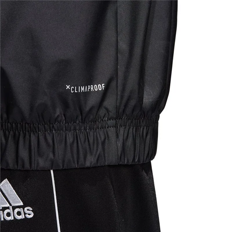 adidas Core 18 Windbreaker - Adult - Black/White