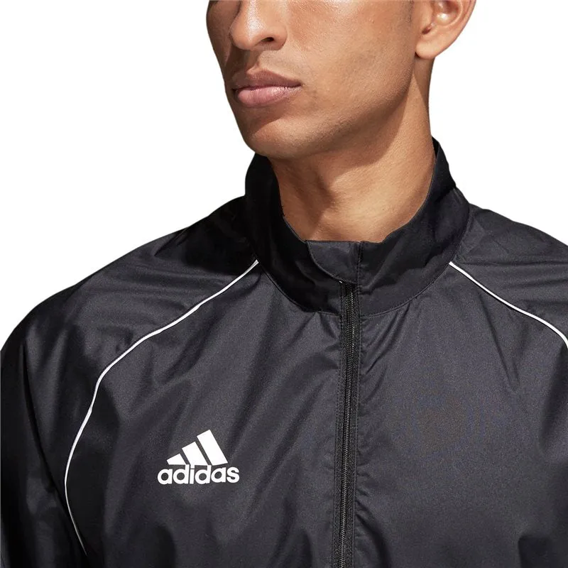 adidas Core 18 Windbreaker - Adult - Black/White