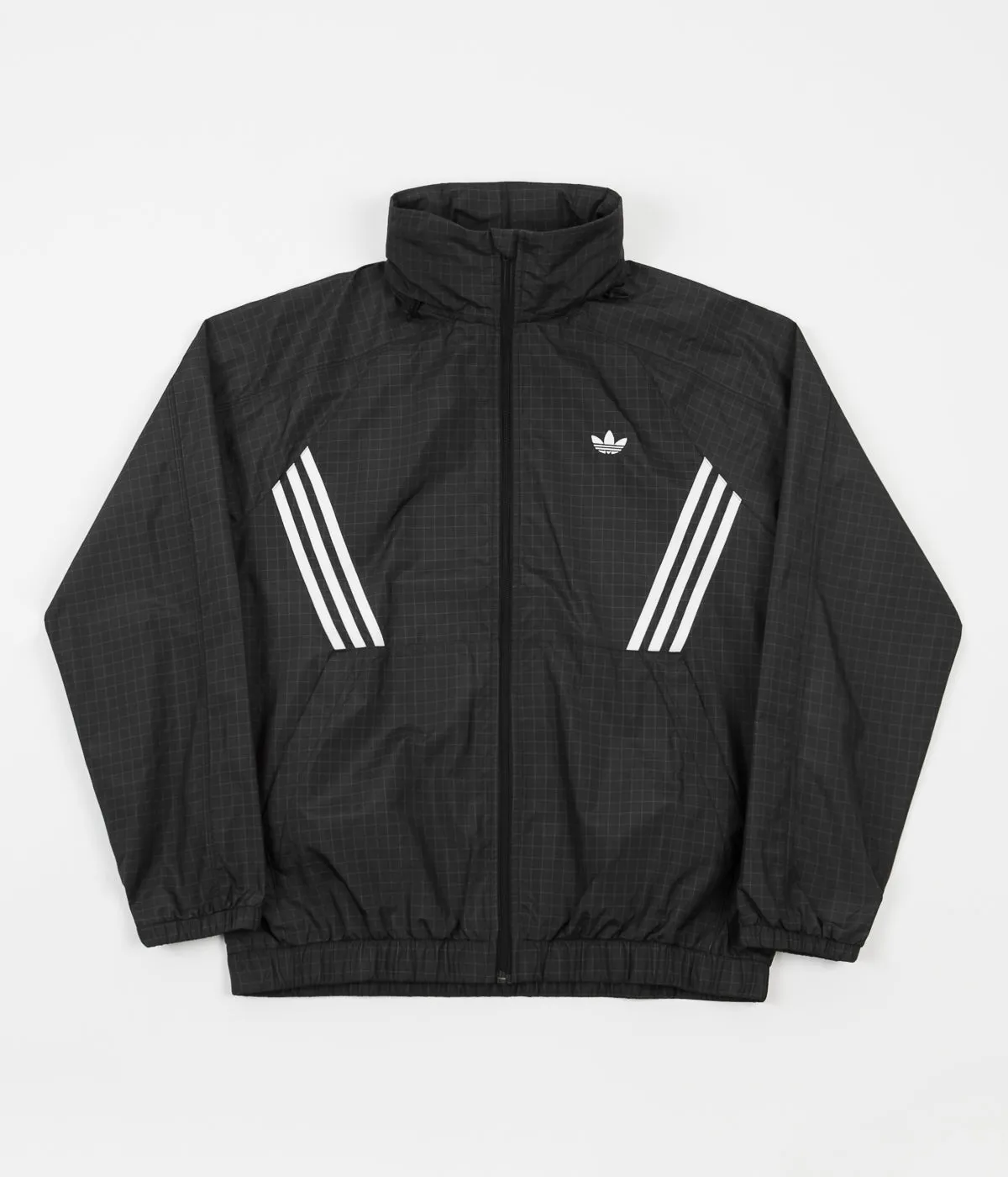 Adidas PB Workshop Windbreaker Jacket - Black / Grey 6 / White