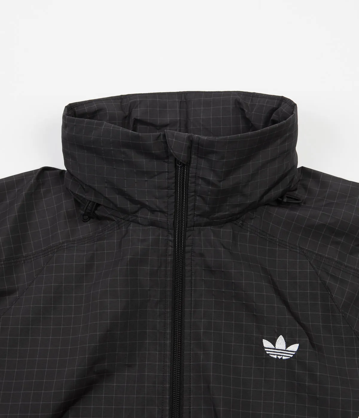 Adidas PB Workshop Windbreaker Jacket - Black / Grey 6 / White