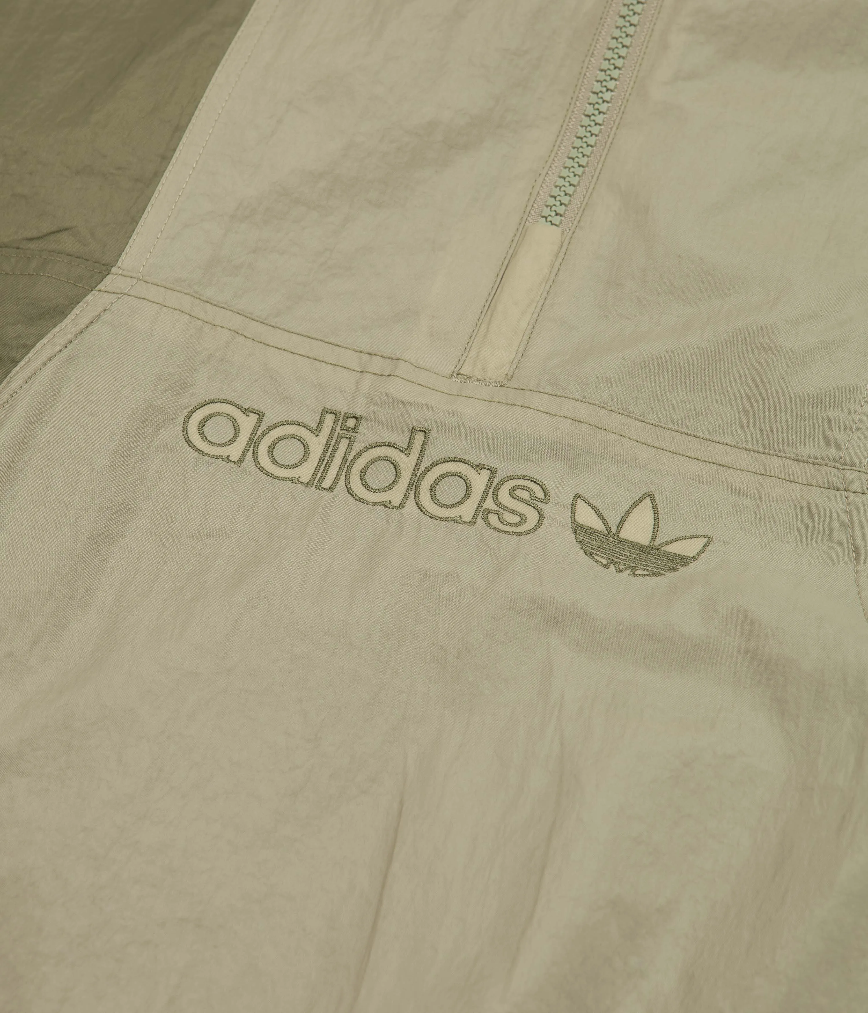 Adidas Skateboarding Anorak Windbreaker - Focus Olive / Orbit Green