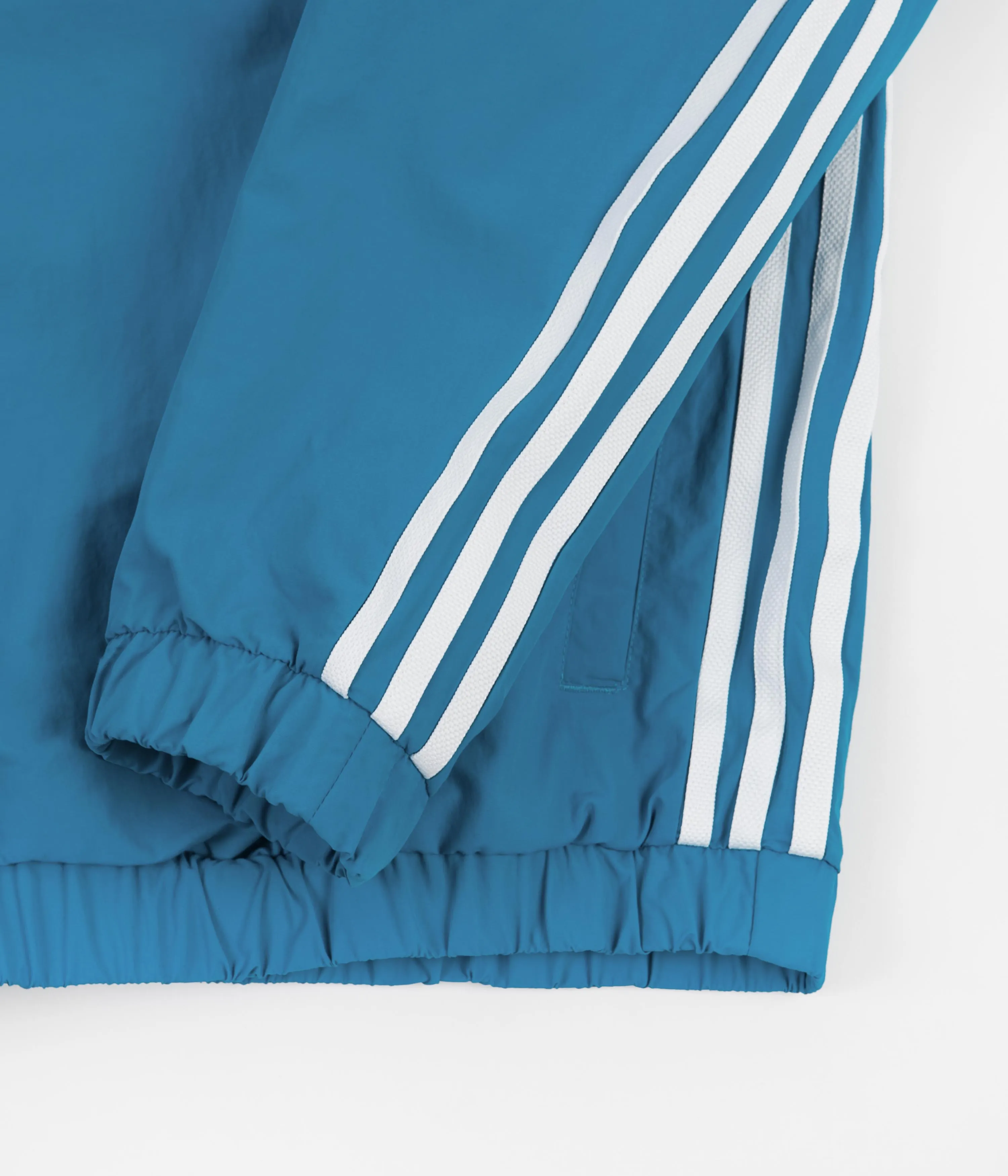 Adidas Windbreaker Sweatshirt - Sonic Aqua / White