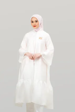 Aerish Abaya Outer Snow White