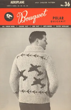 Aeroplane Cardigan Pattern