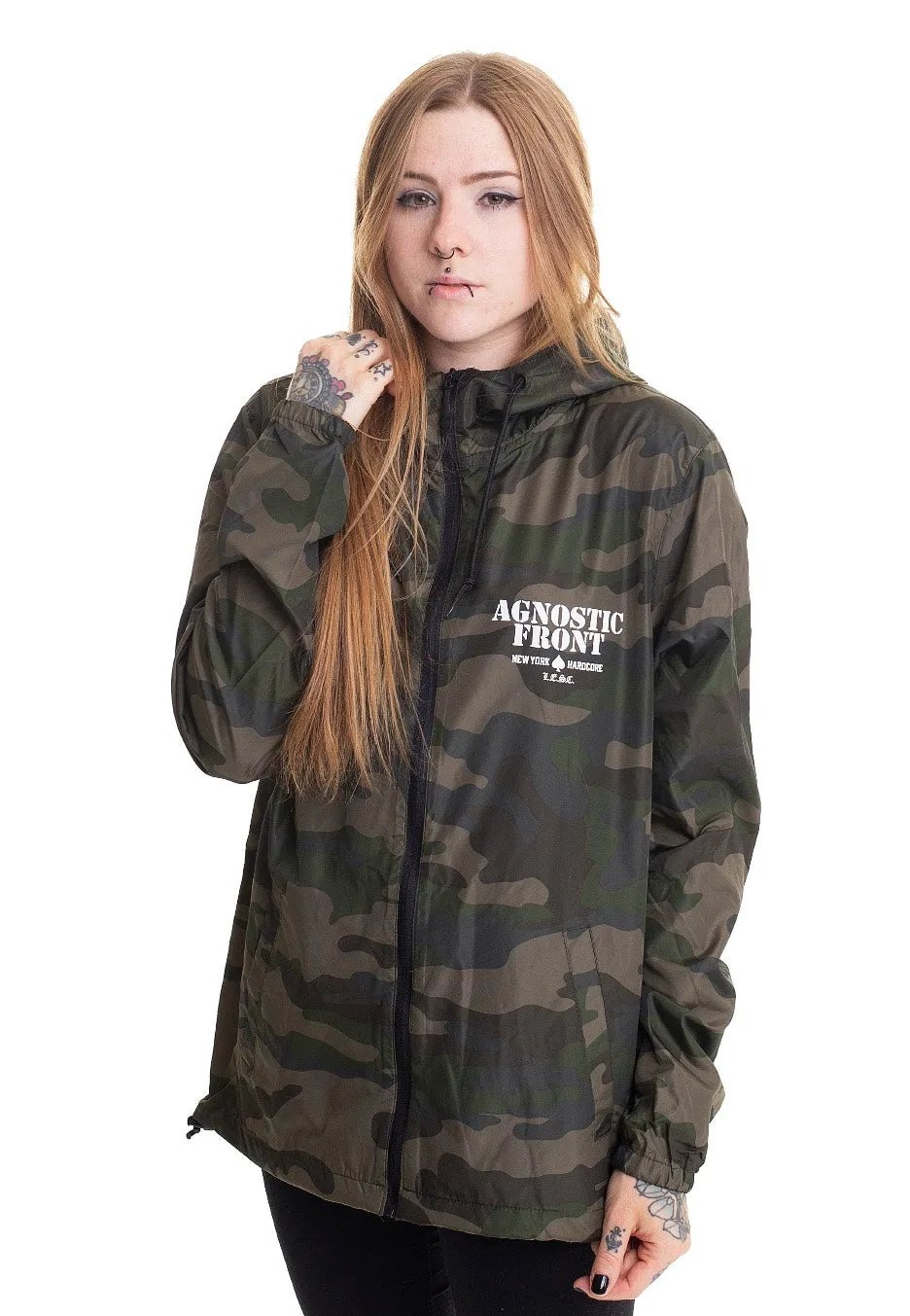 Agnostic Front - Snake Camo - Windbreaker