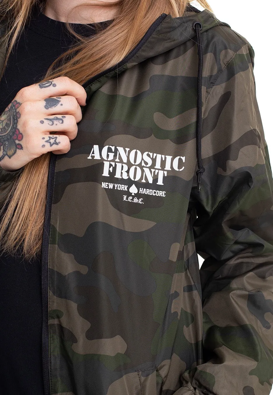 Agnostic Front - Snake Camo - Windbreaker