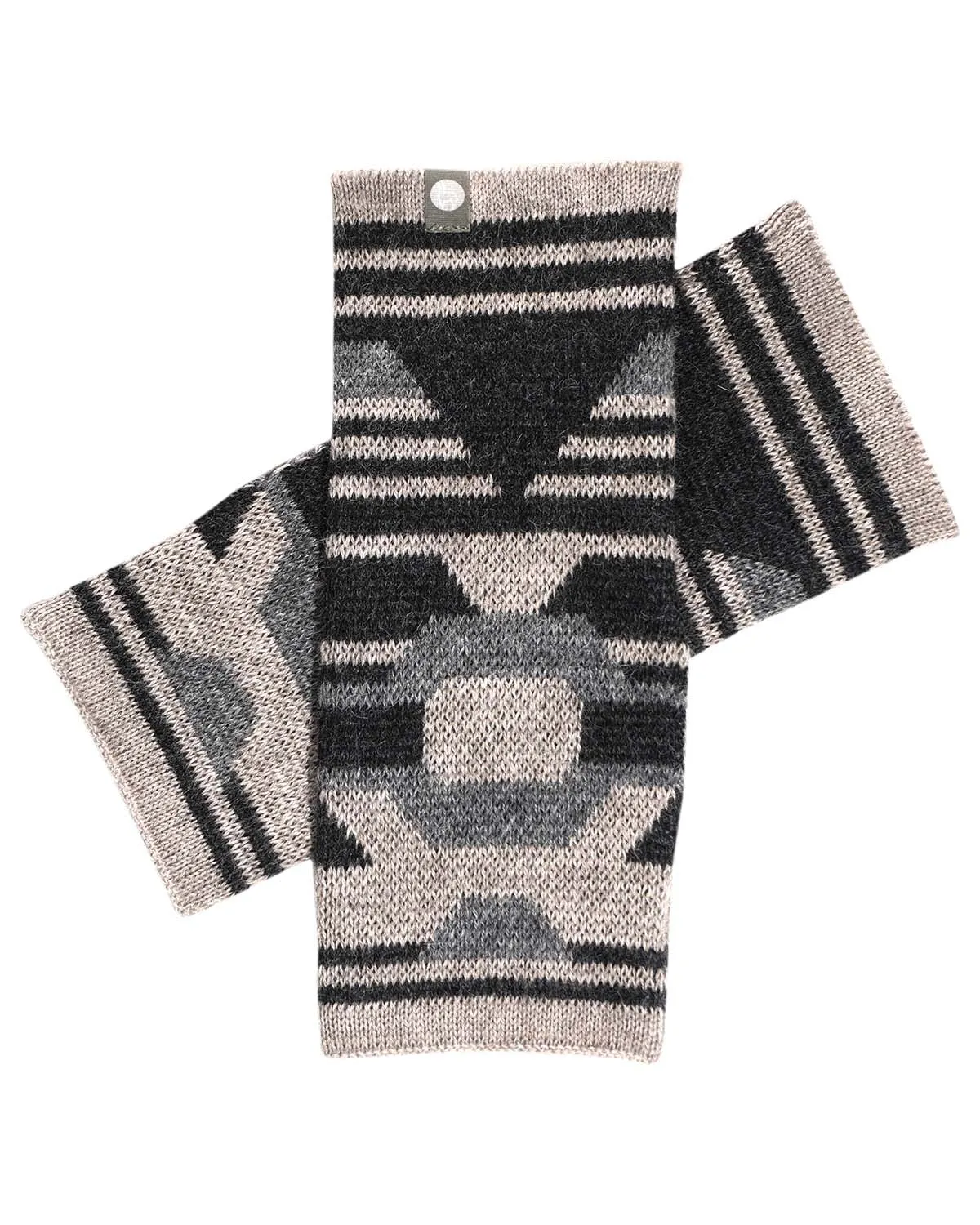 Alpaca Gloves - Incan - Monochrome