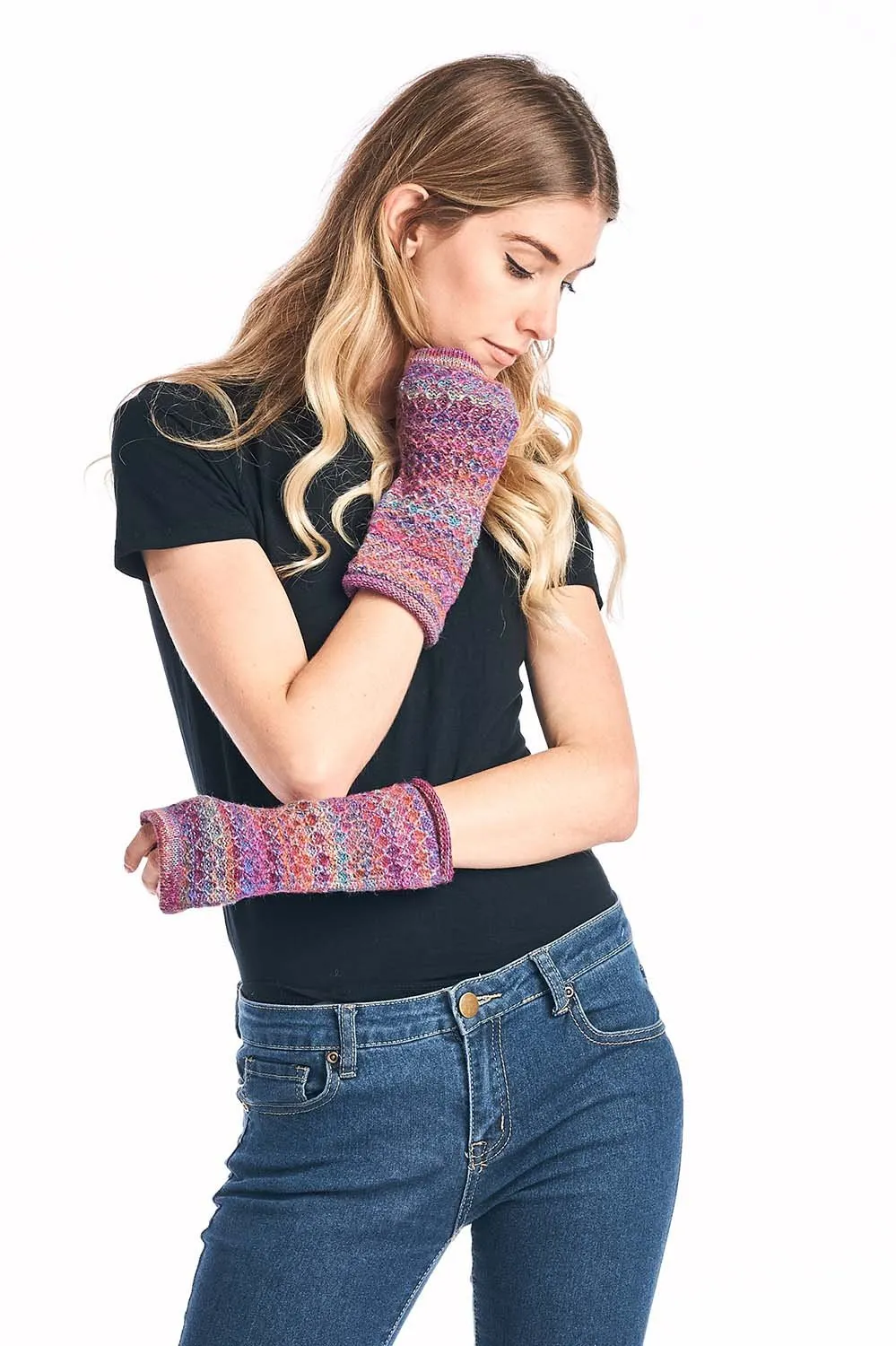 Alpaca Gloves - Printed - Mosaic