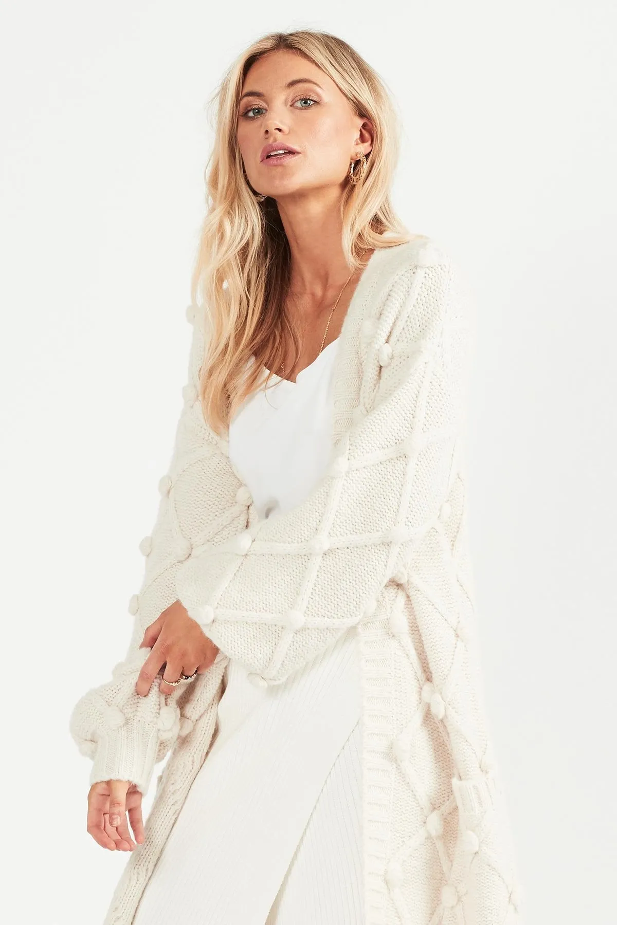 Arles Cardigan- Ivory