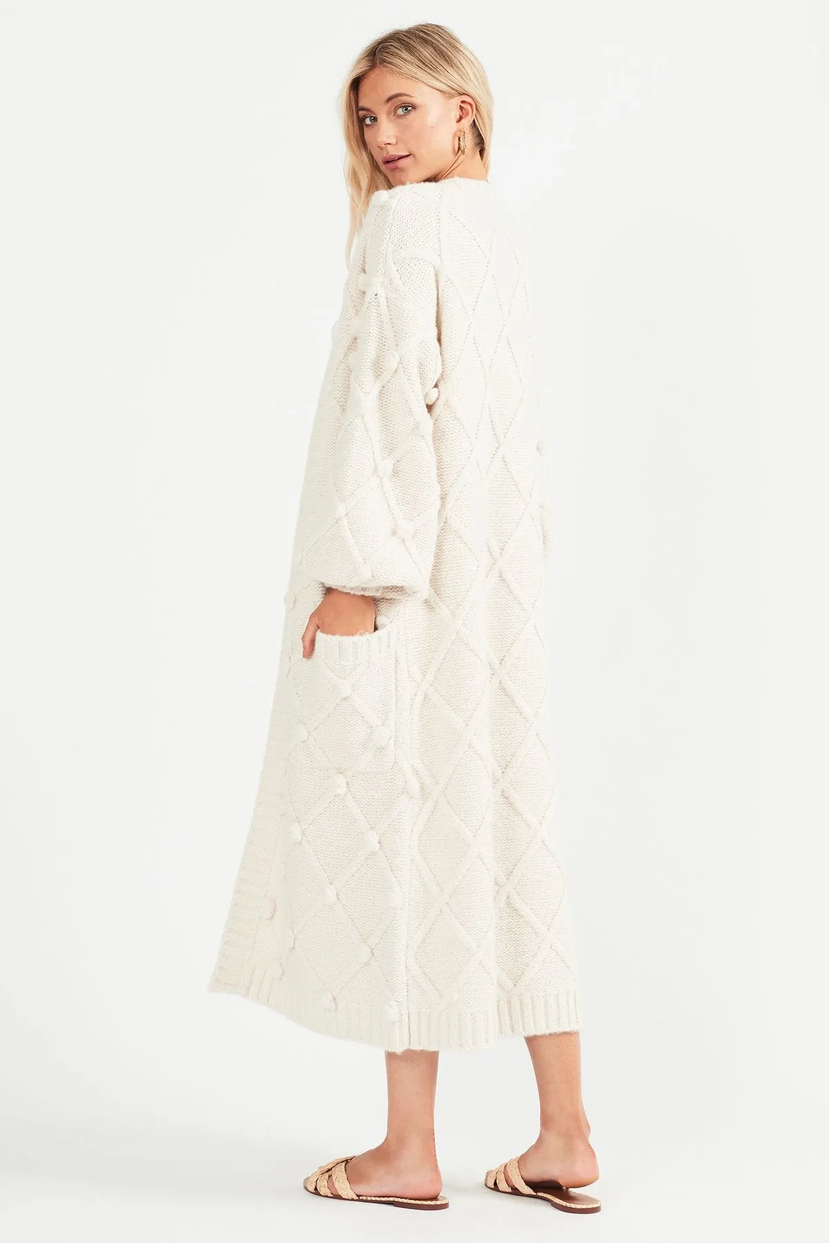 Arles Cardigan- Ivory