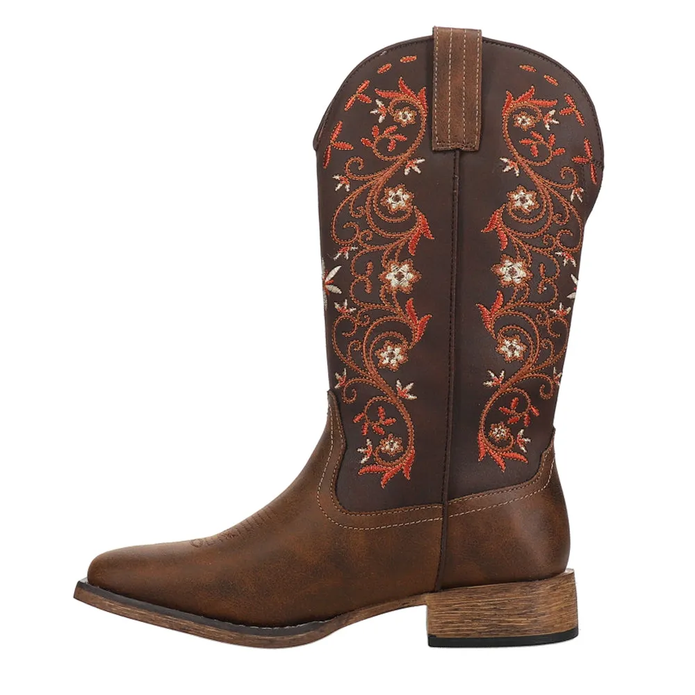 Bailey Vines Square Toe Cowboy Boots