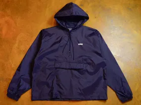 Banner Zip Windbreaker Jacket - Navy