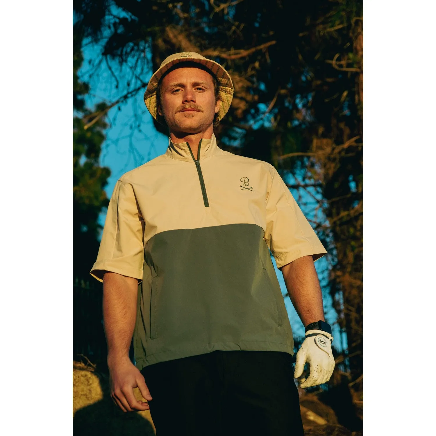 Barstool Golf Crossed Tees Short Sleeve Windbreaker