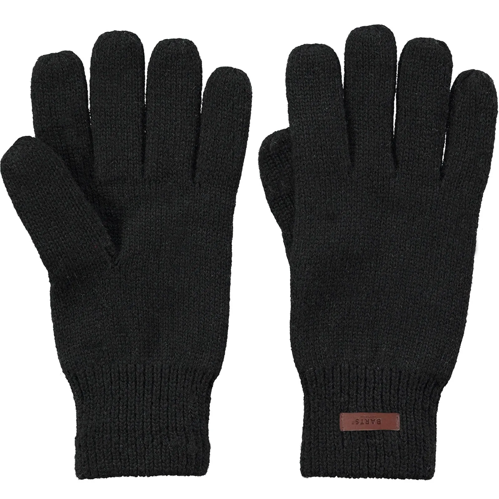 Barts Mens Haakkon Wool Fleece Lined Ribbed Cuff Gloves