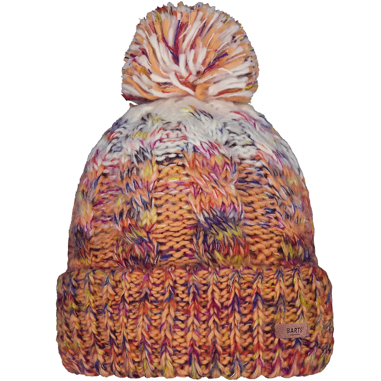 Barts Womens Iska Chunky Cable Knitted Bobble Hat