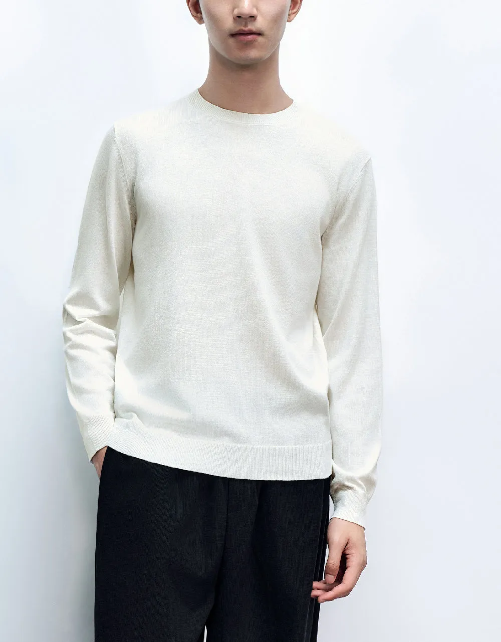 Basic Knitted T-Shirt