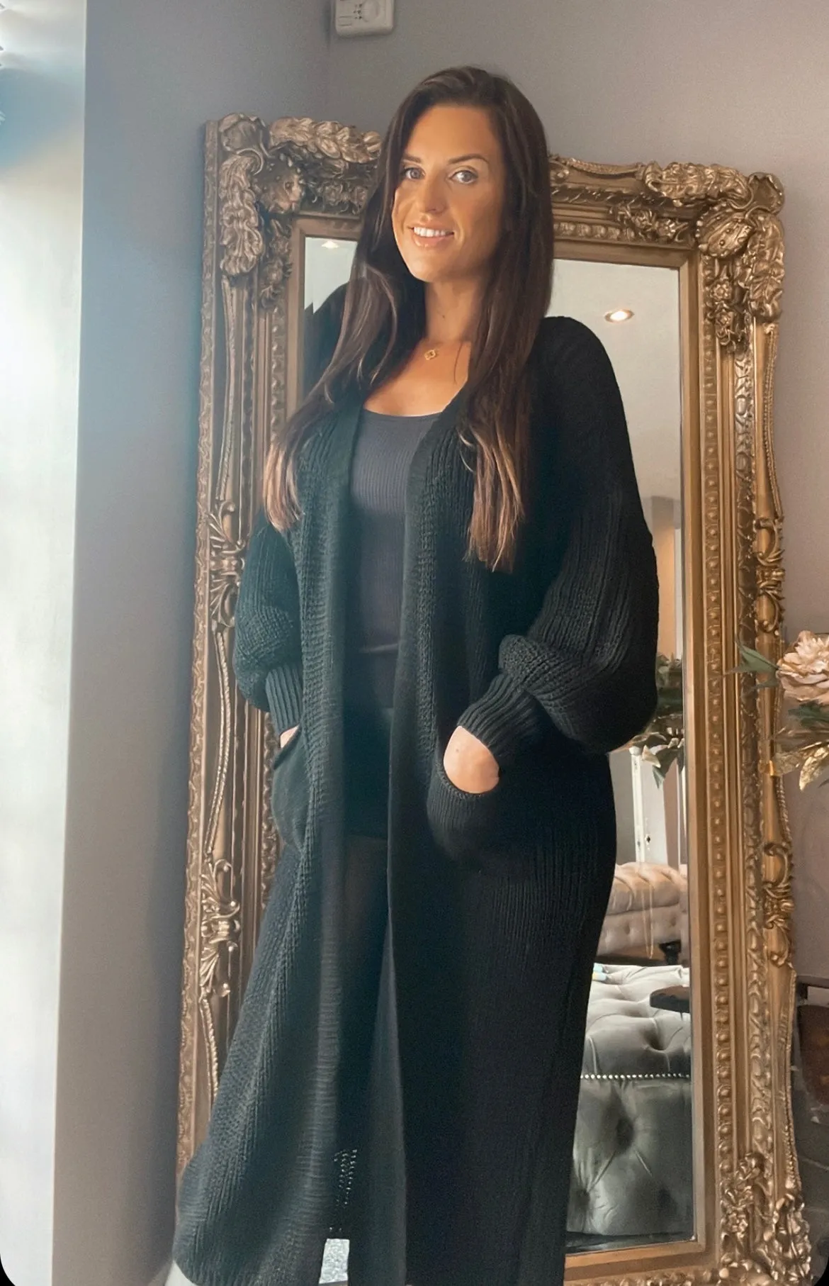 Baylie Black Cardigan