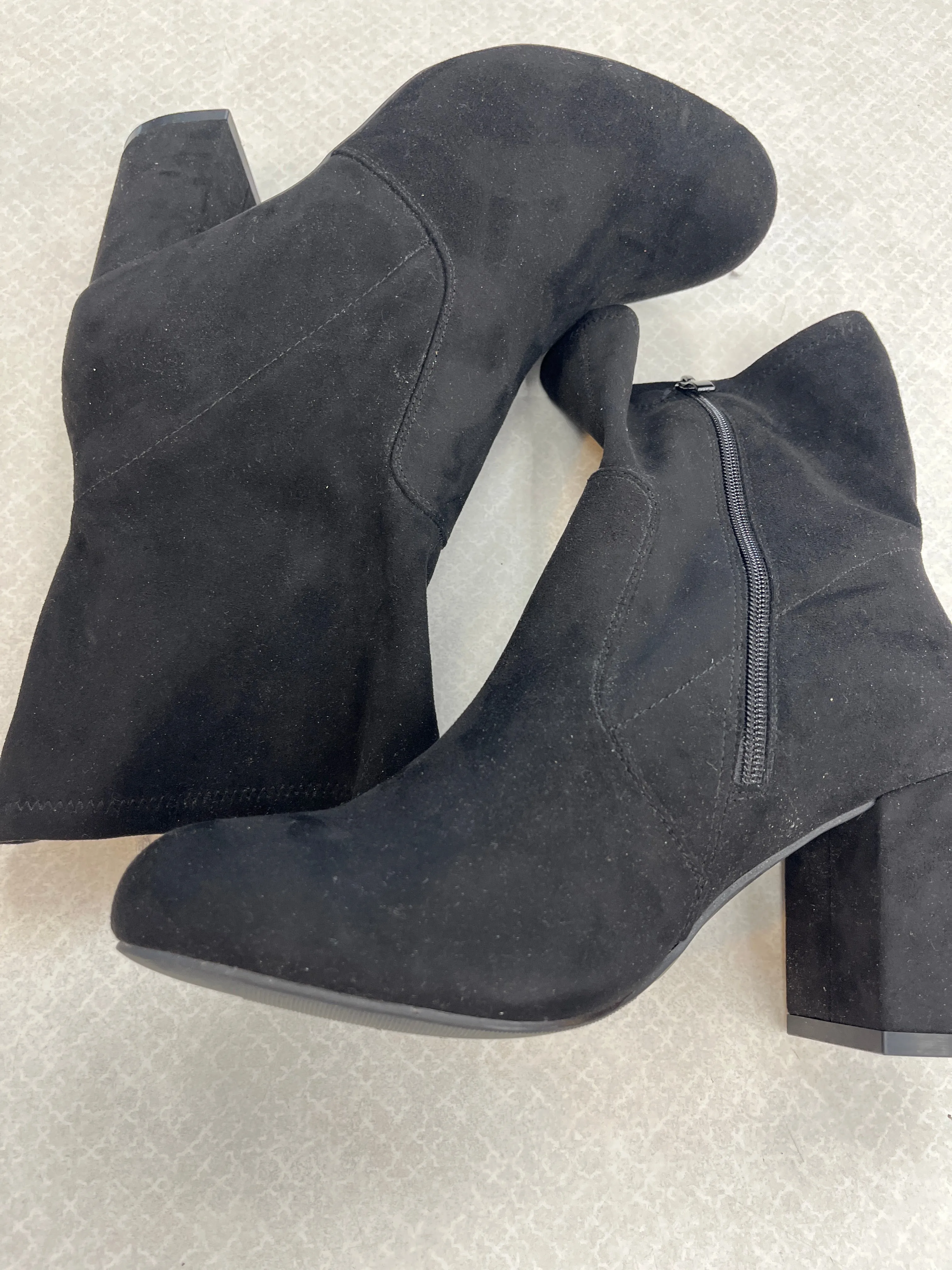 Black Boots Ankle Heels Torrid, Size 11