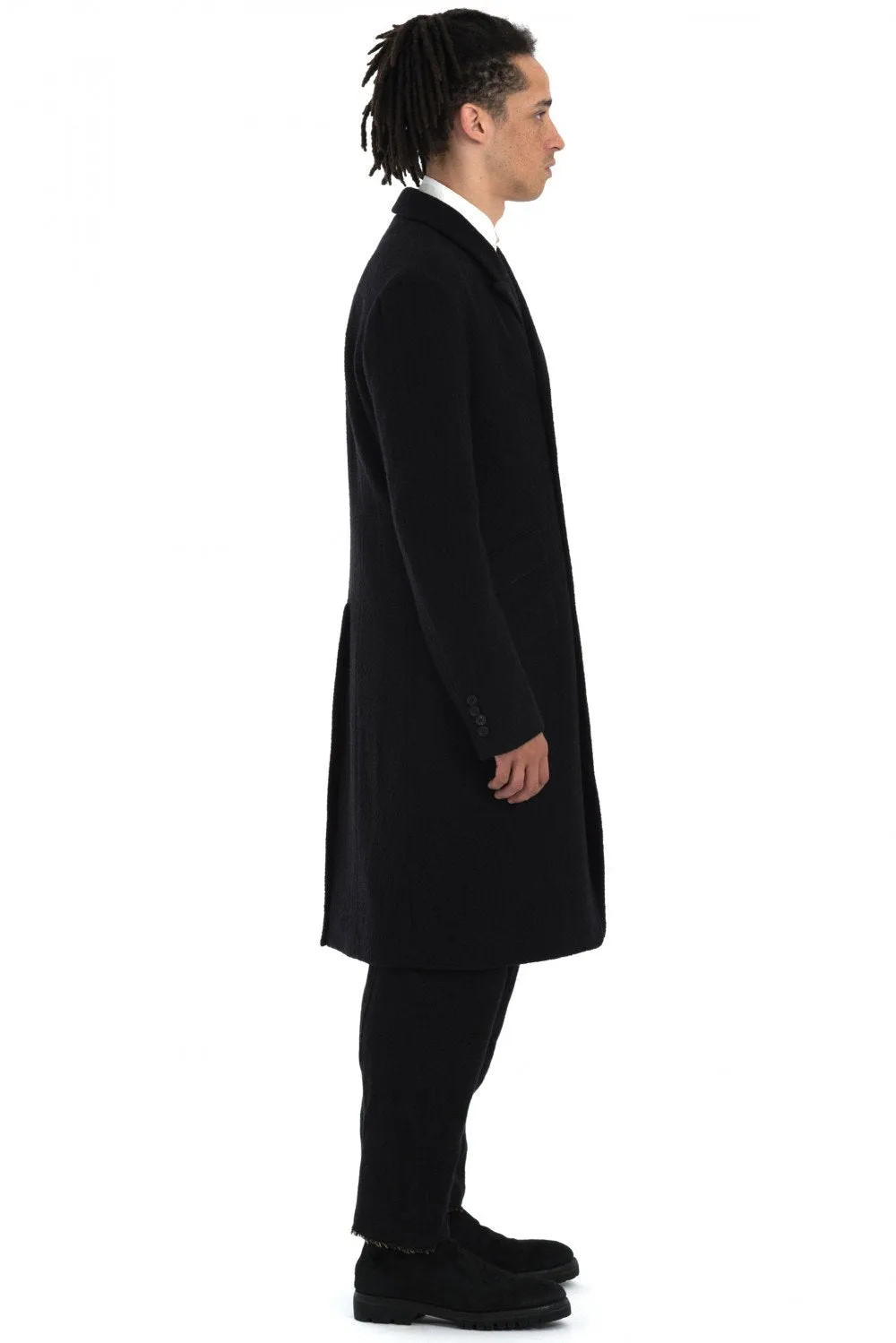 Black DB Reefer Coat