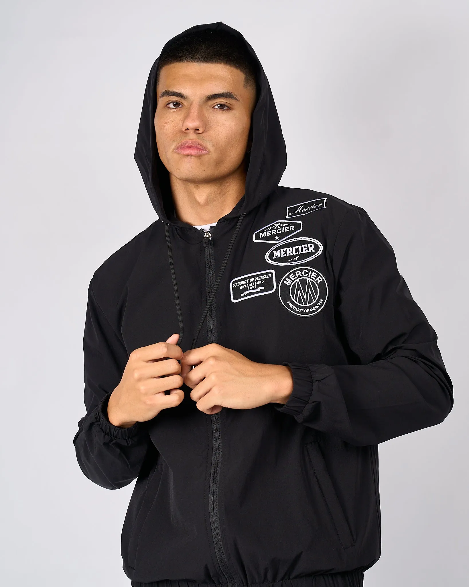 Black Mercier Mono Windbreaker