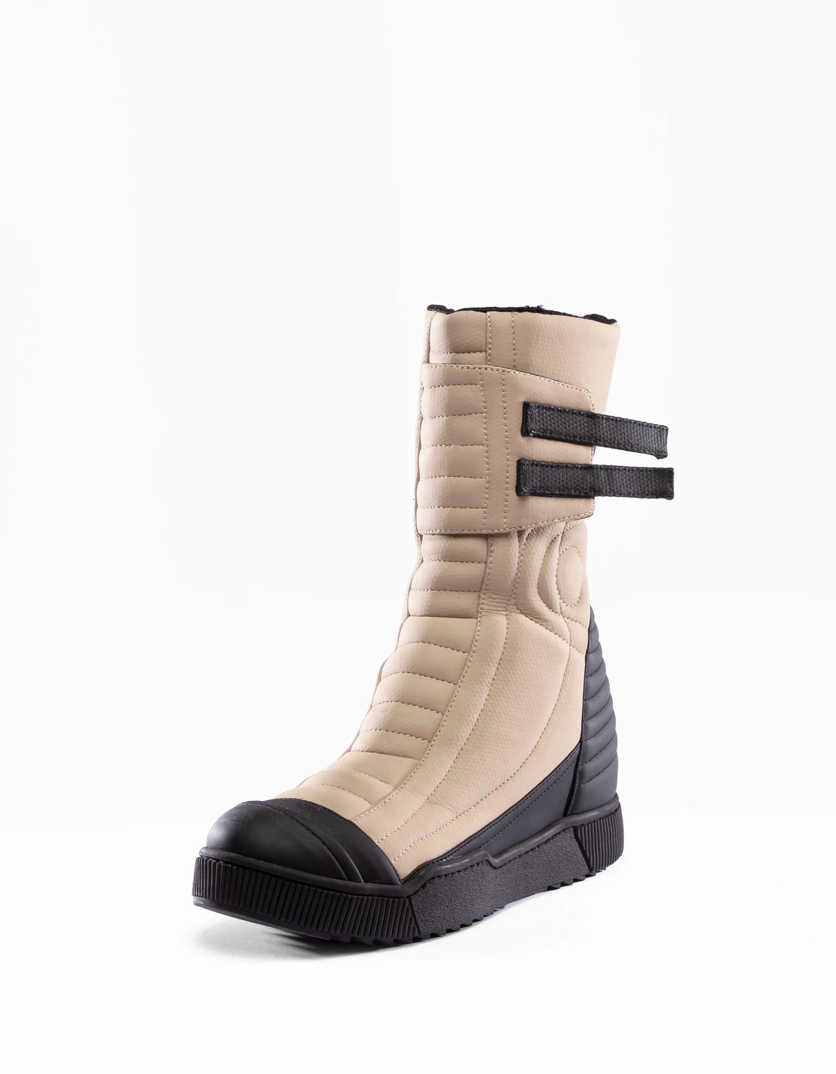 BOOTS BEIGE OVERWALK W