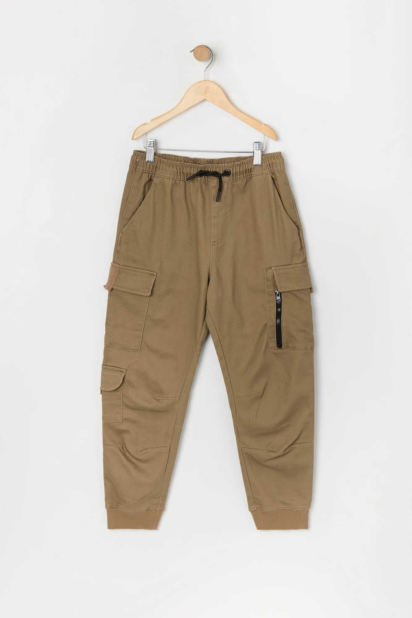 Boys Zipper Cargo Jogger