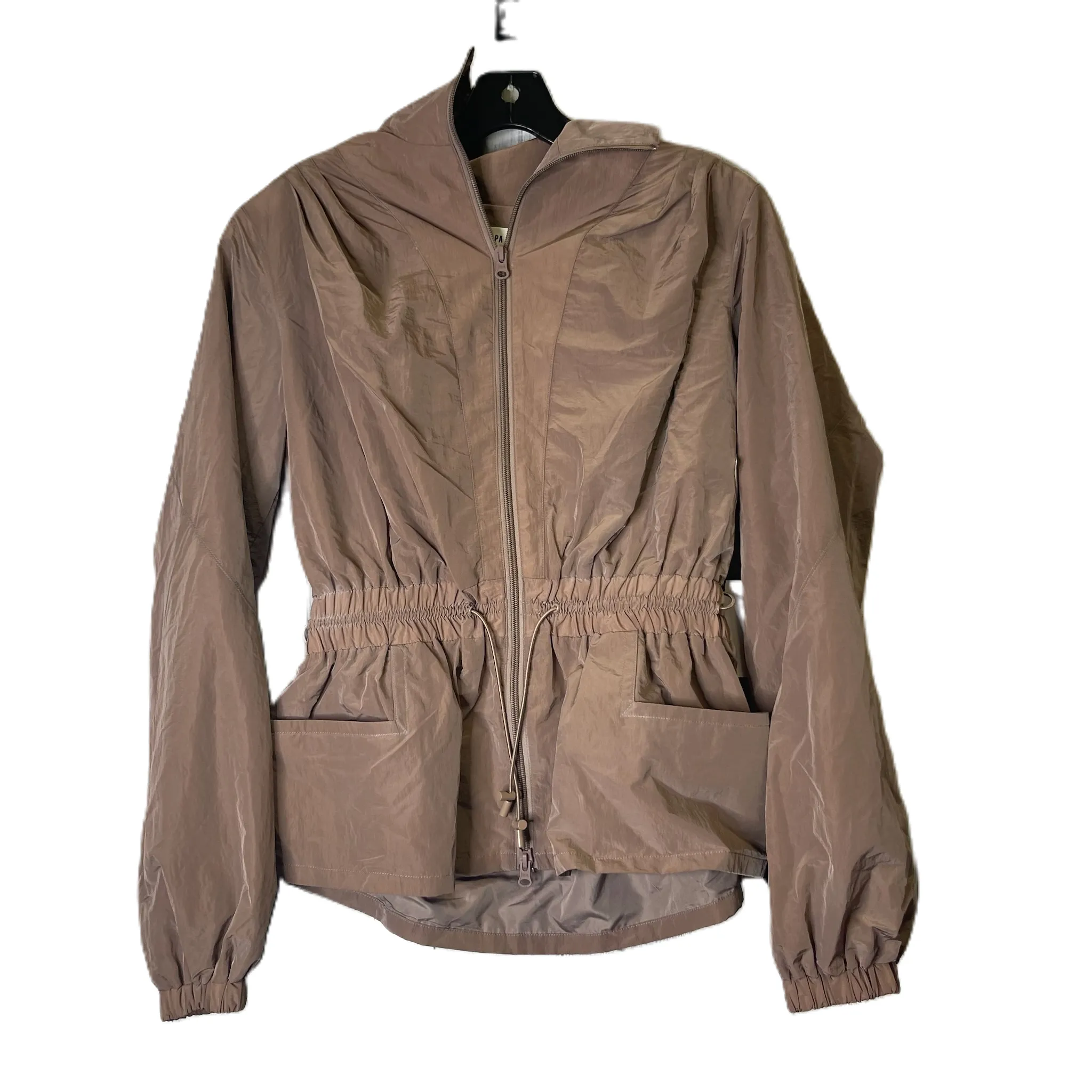 Brown Jacket Windbreaker By lpa, Size: S