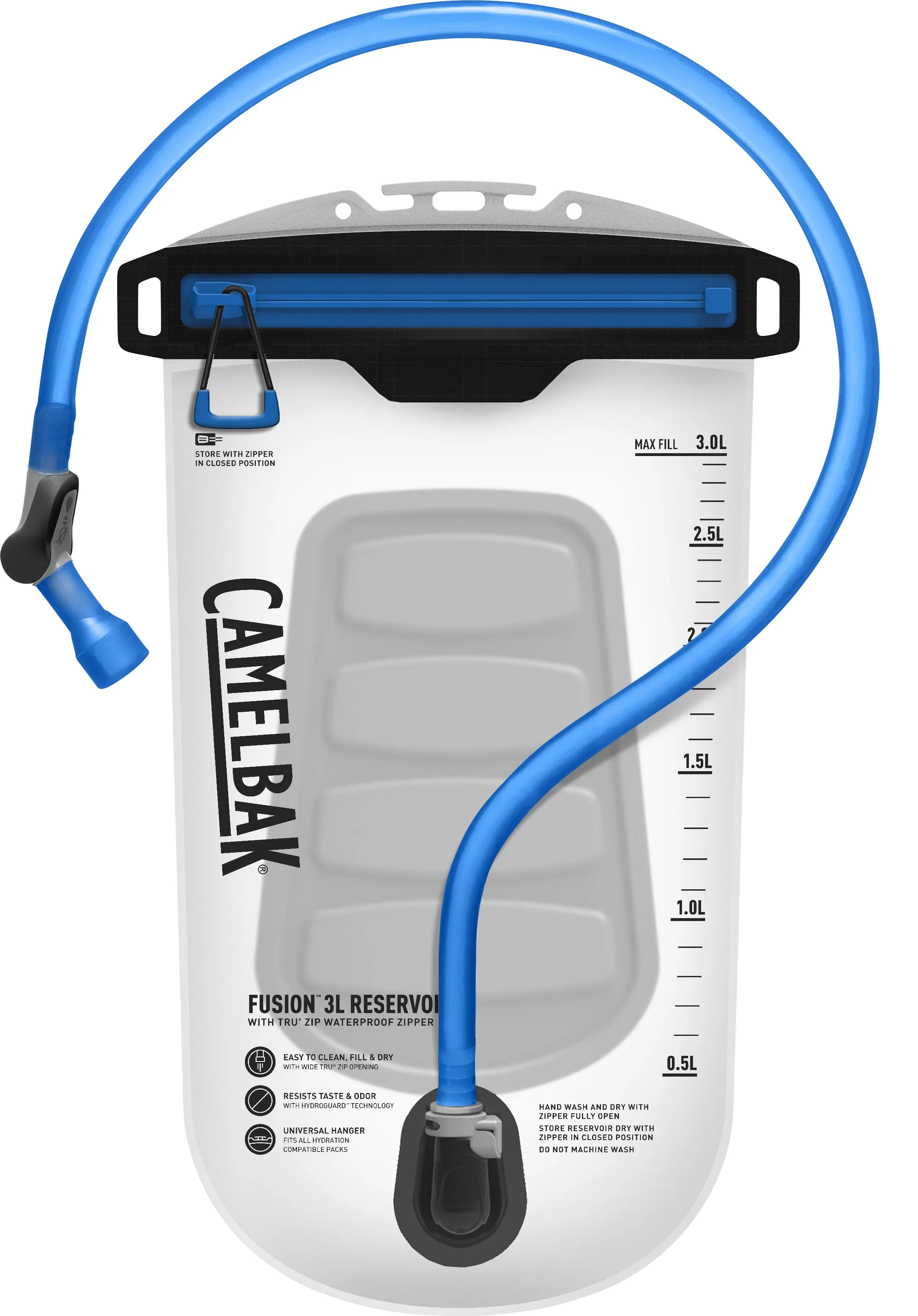 Camelbak Fusion Reservoir w/ Tru Zip WP Zipper