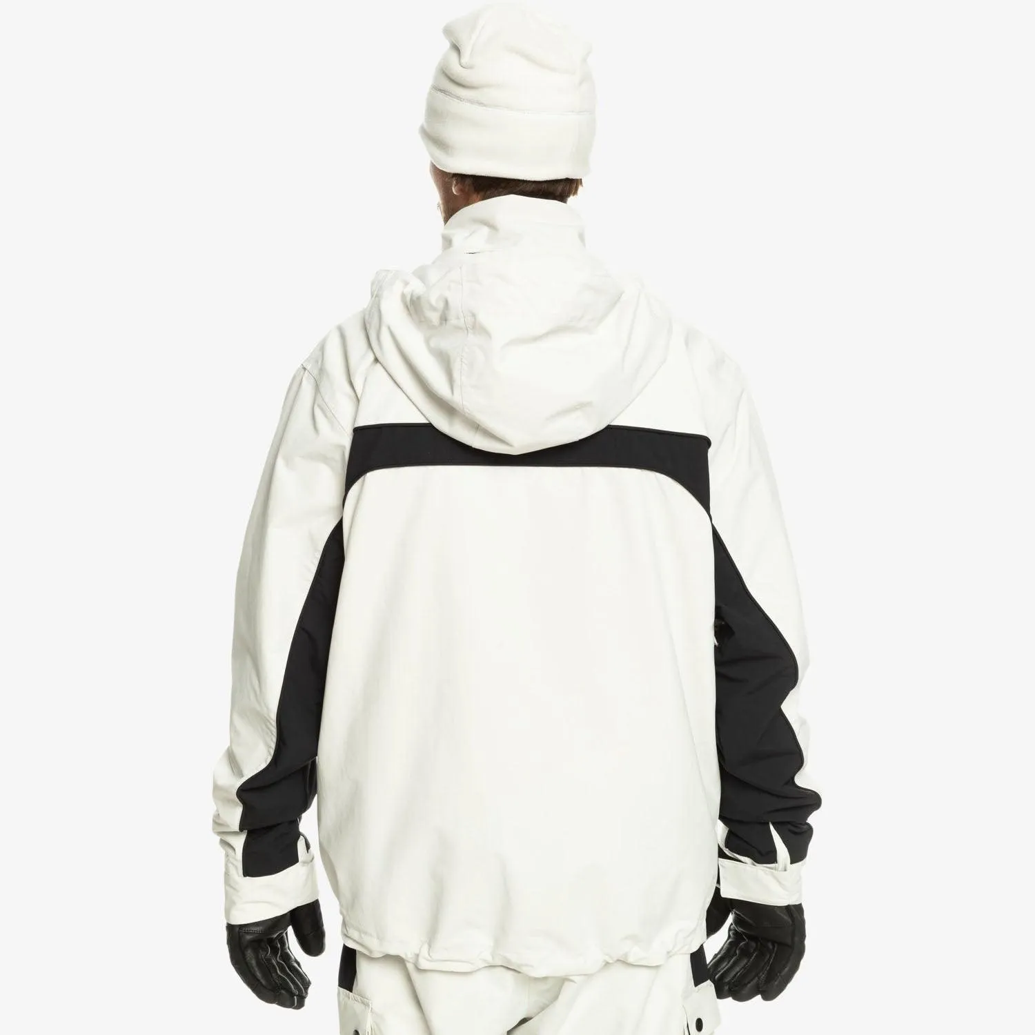 Campera Quiksilver Snow Live Wire Blanco Negro