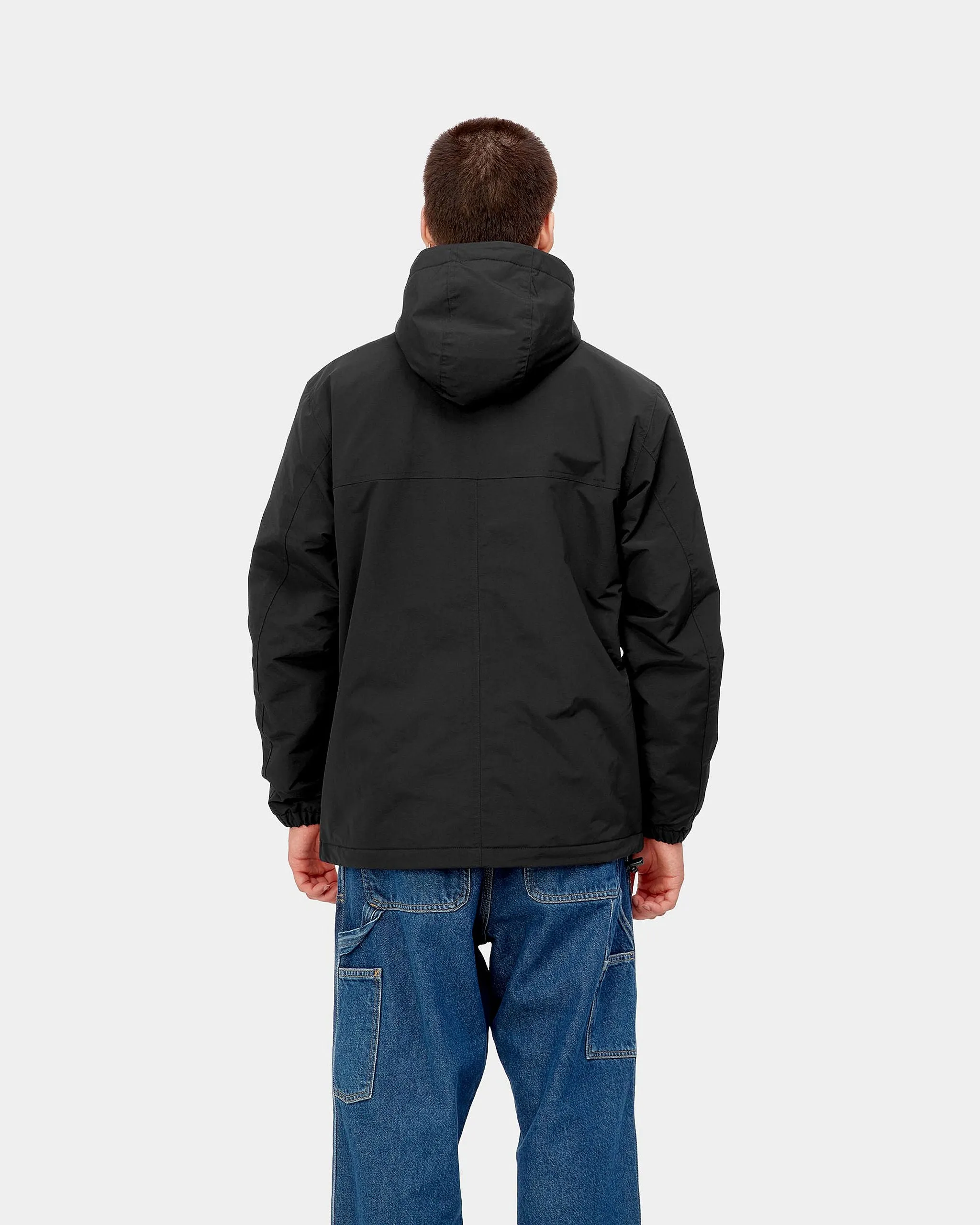 Carhartt WIP Windbreaker Pullover - Black / White