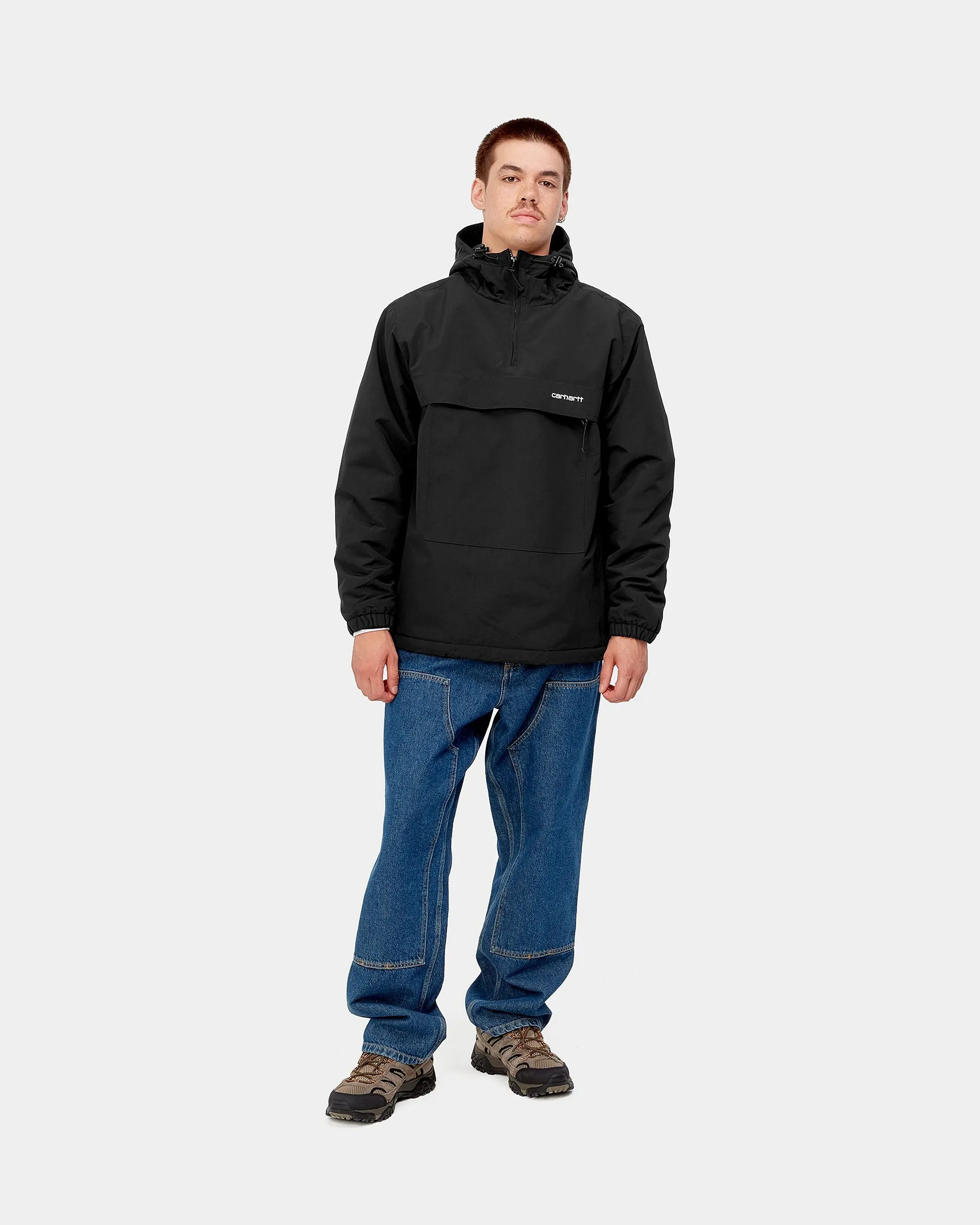 Carhartt WIP Windbreaker Pullover - Black / White