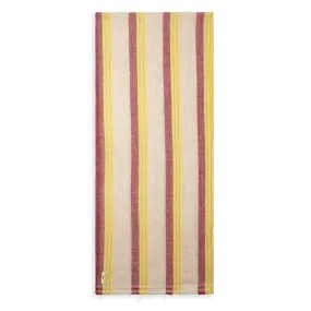 Cashmere & Merino Wool Scarf - Cream/Red Stripe