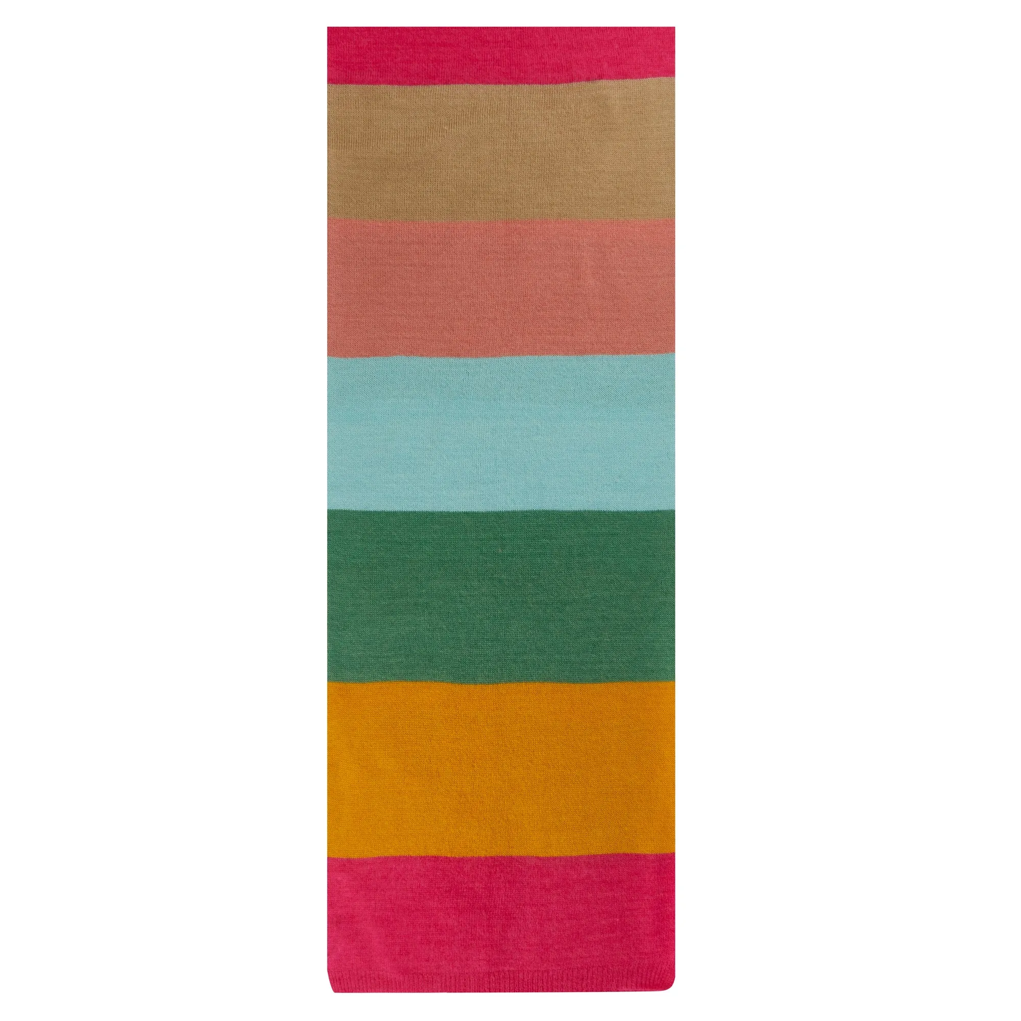 Cashmere & Merino Wool Scarf - Multi Block