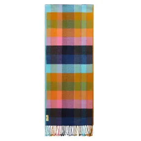 Cashmere & Merino Wool Scarf - Multi Check