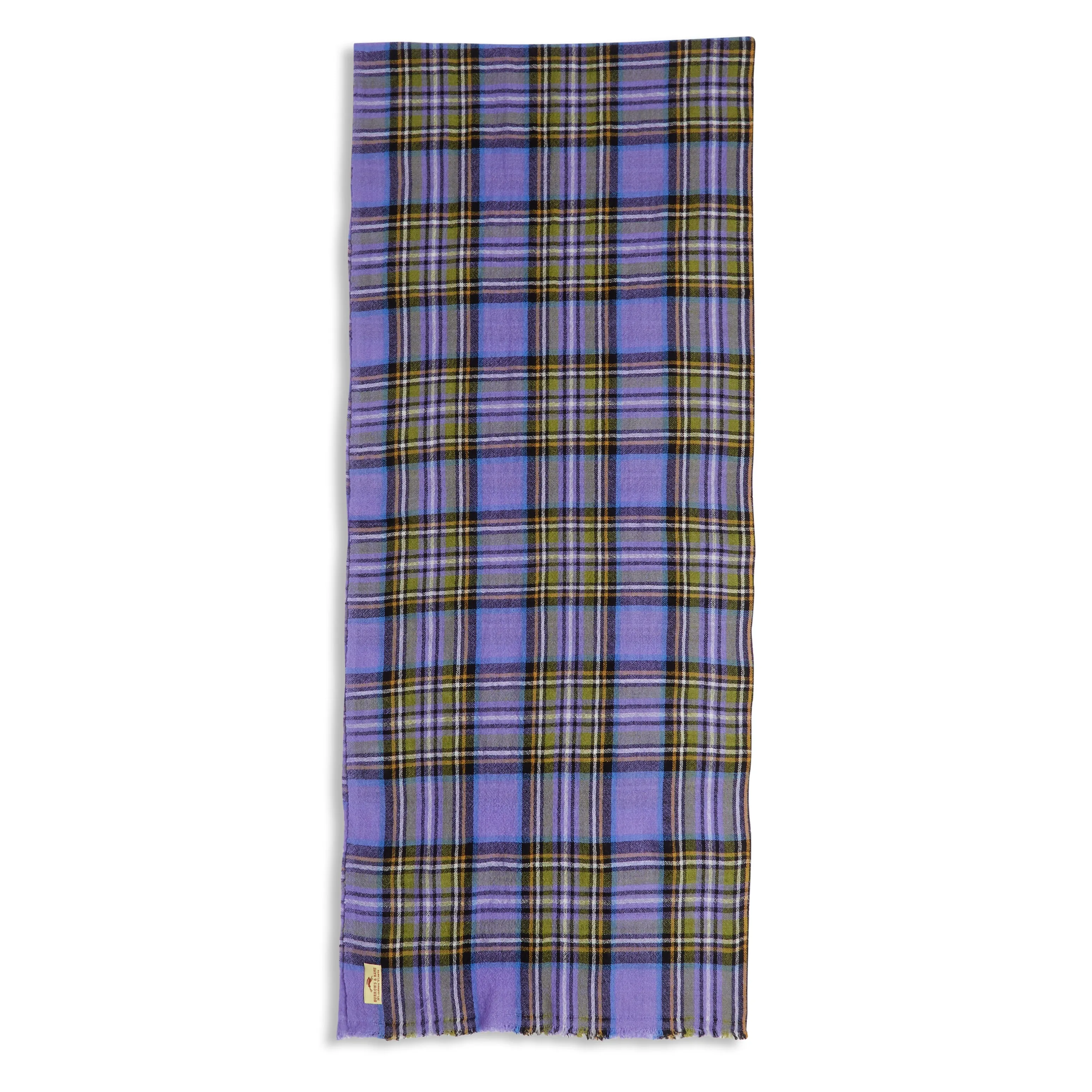 Cashmere & Merino Wool Scarf - Tartan Lilac