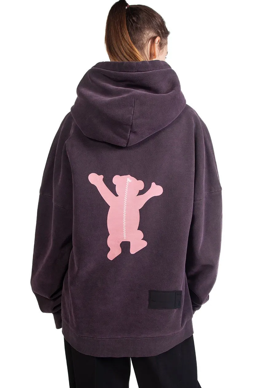 Charcoal Teddy Hoodie