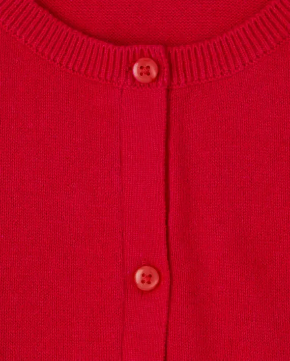 Children Place Red Knitted Cardigan 11550