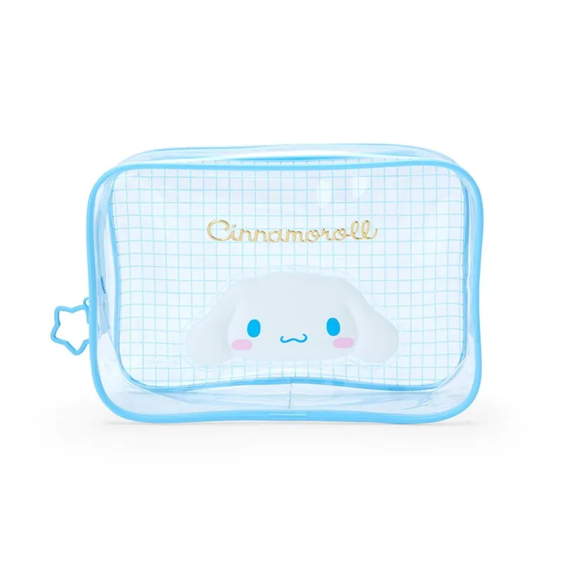 Cinnamoroll Clear Grid Zipper Pouch