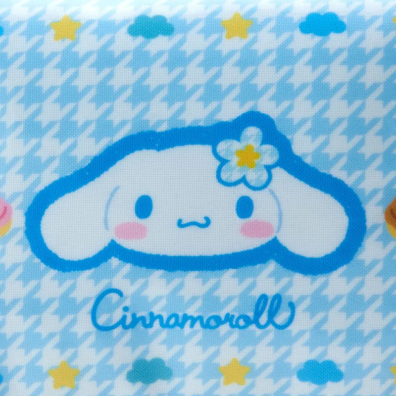 Cinnamoroll Zipper Pouch (Floral Houndstooth Series)