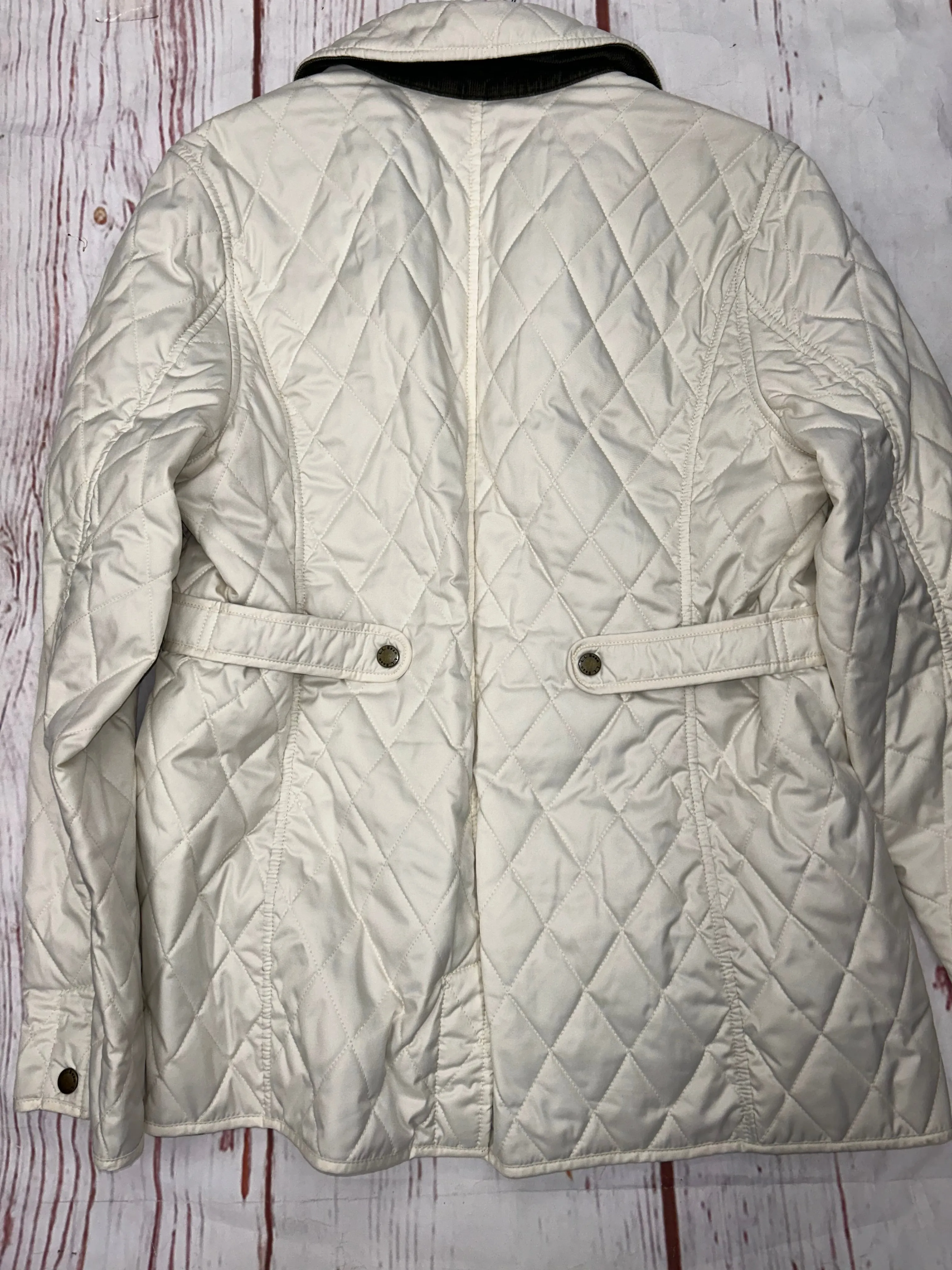 Coat Puffer & Quilted By Ll Bean In White, Size: M