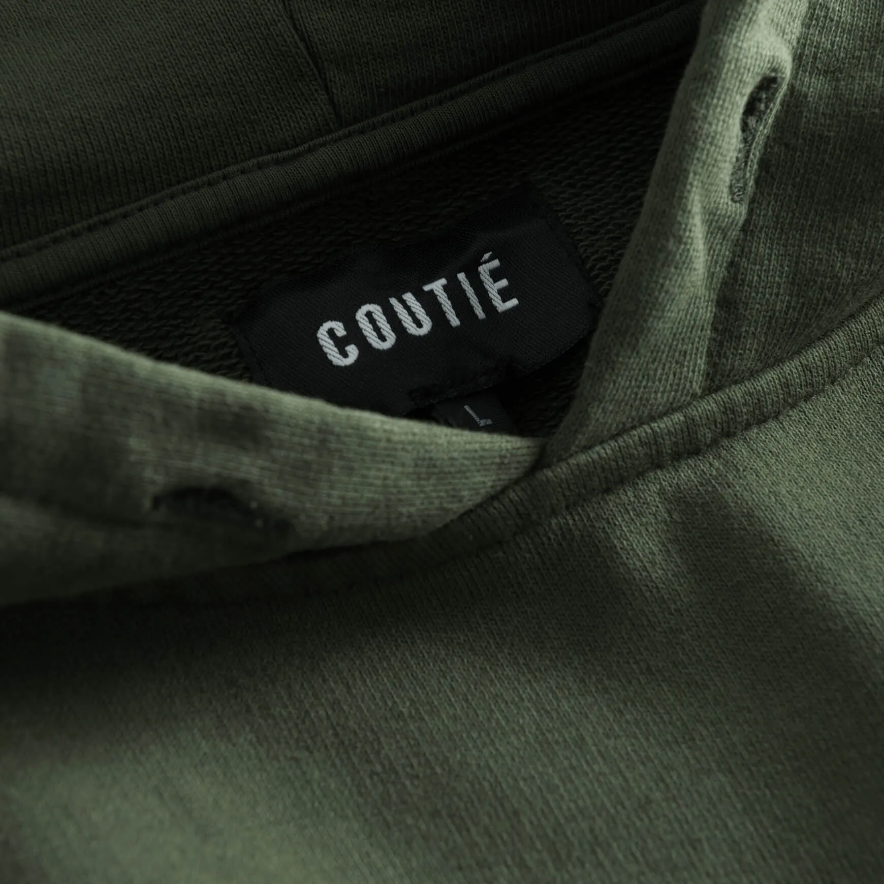 College Hoodie Olive