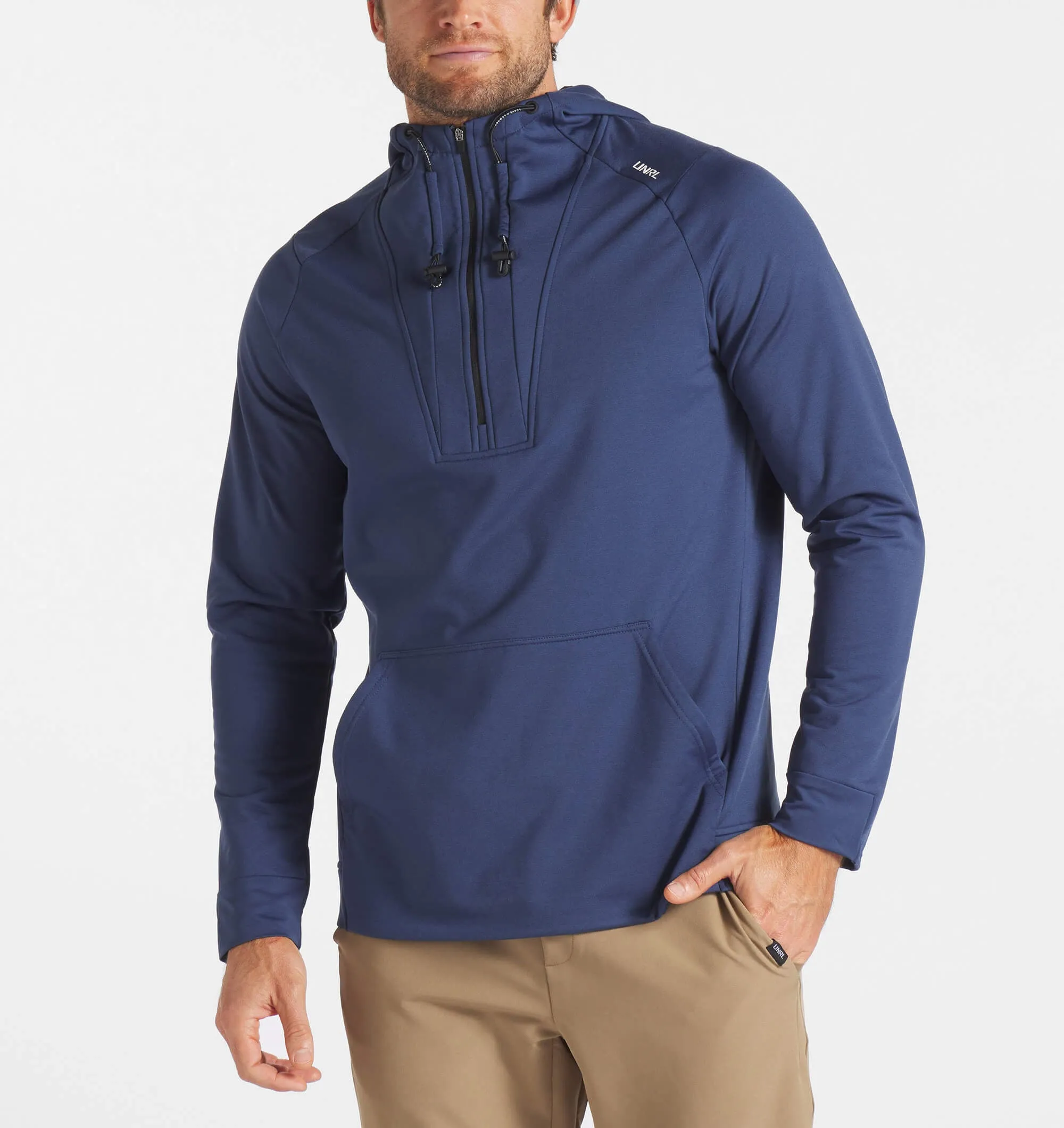 Crossover Half-Zip Hoodie