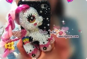 Czech/ Swarovski My Little Pony / Little Pegasus 3D Cell Phone Case