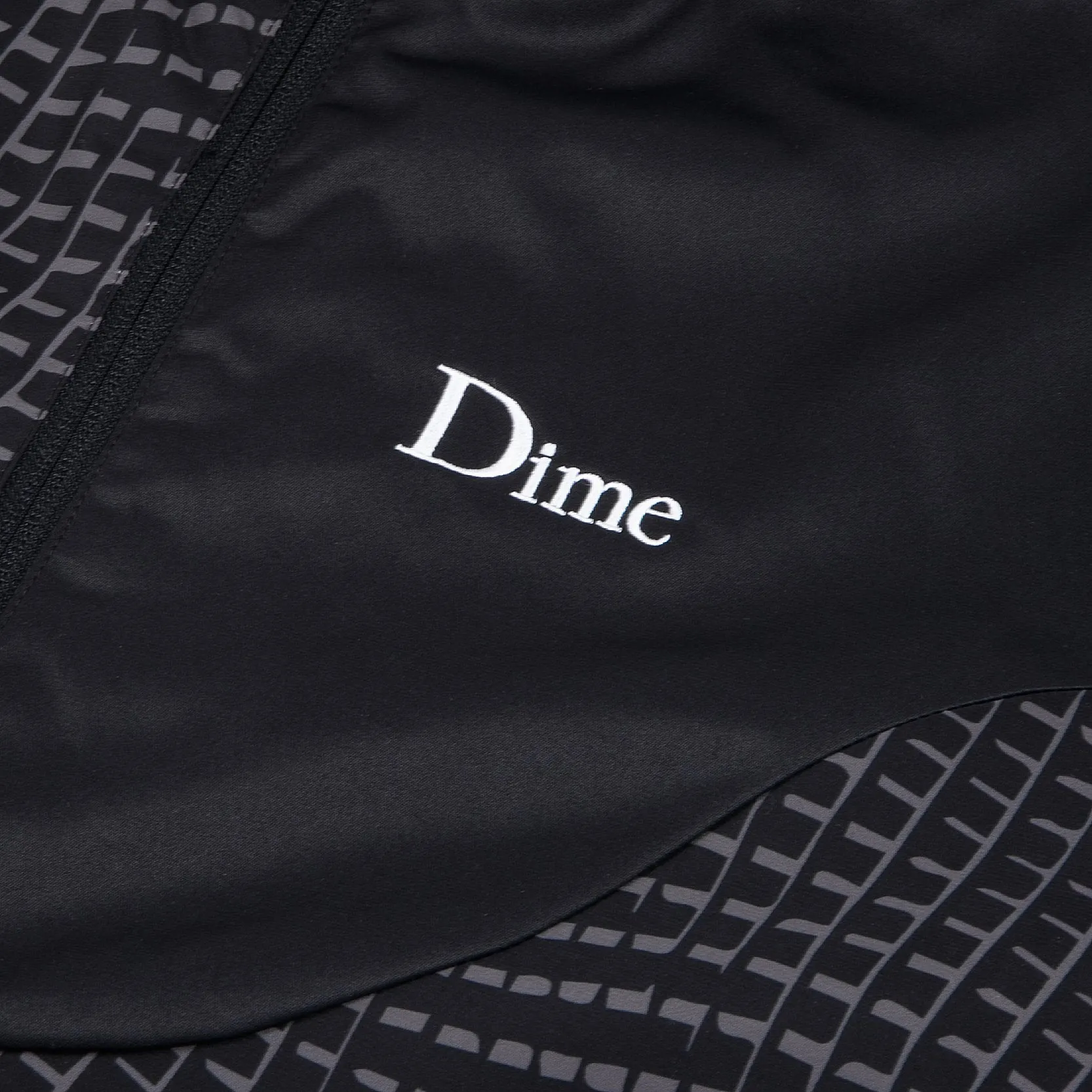 Dime Warp Shell Windbreaker Black